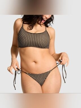 M L XL XXL PINK Frankies Bikinis ST Augustine Bikini Top Rosemary Bikini Set Dot